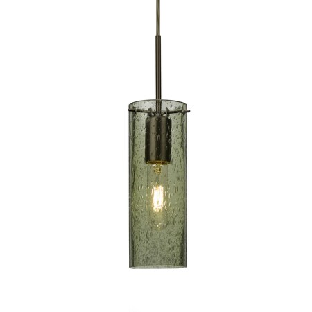Besa Lighting Juni 10 Cord Pendant, Moss Bubble, Bronze, 1x60W Incandescent 1JT-JUNI10MS-BR